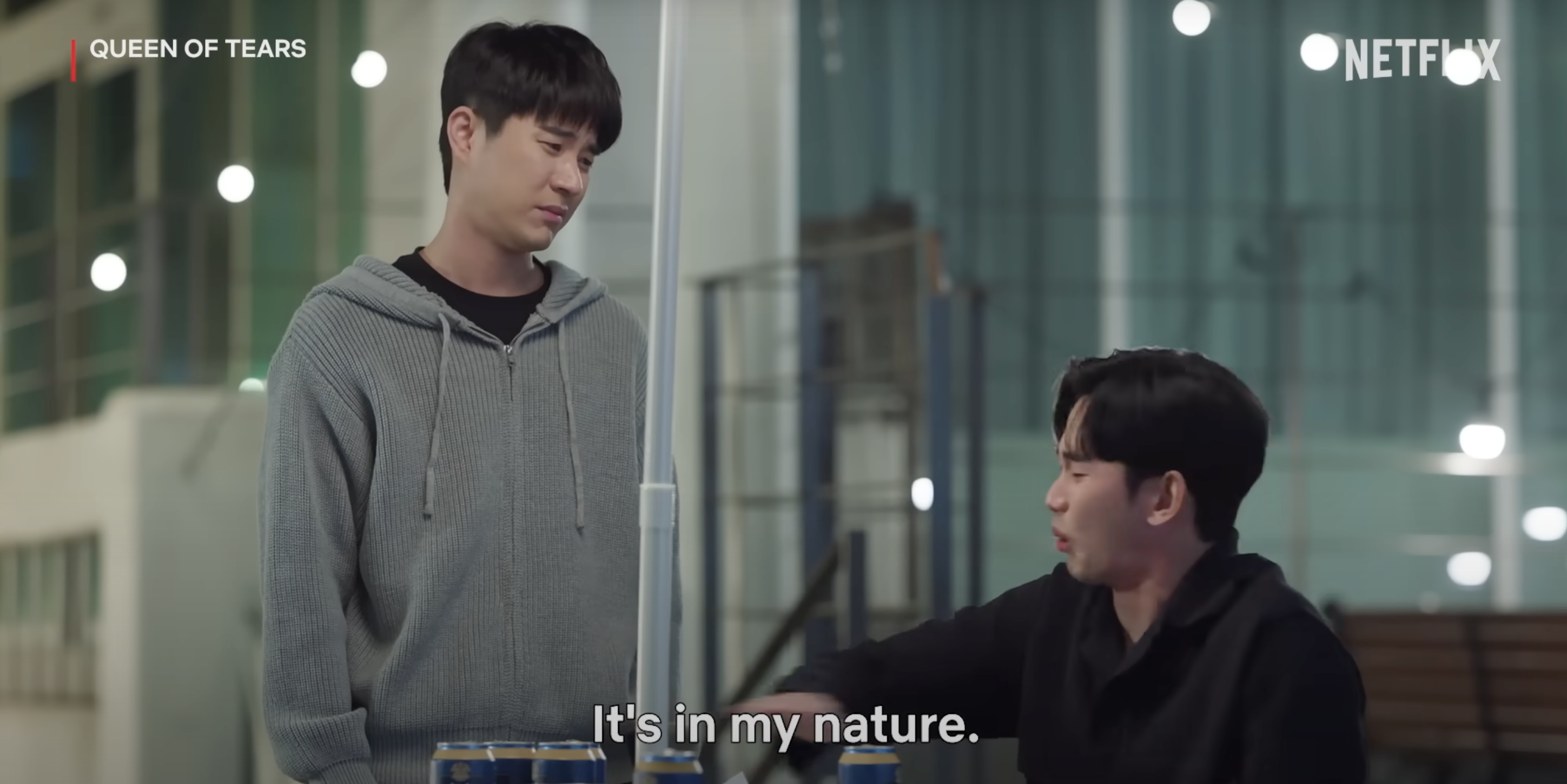 Moon Tae-yu and Kim Soo-hyun acting on "Queen of Tears" episode 1, which aired in March 2024. | Source: YouTube/Netflix K-Content