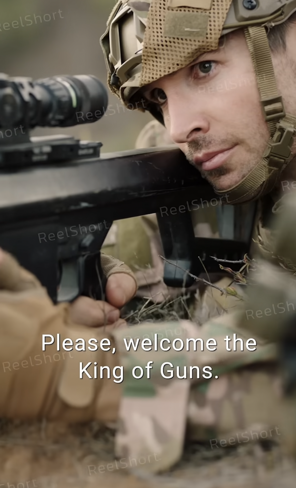 Marc Herrmann as Carl Oliver in "American Sniper: The Last Round" | Source: youtube/reelshortapp