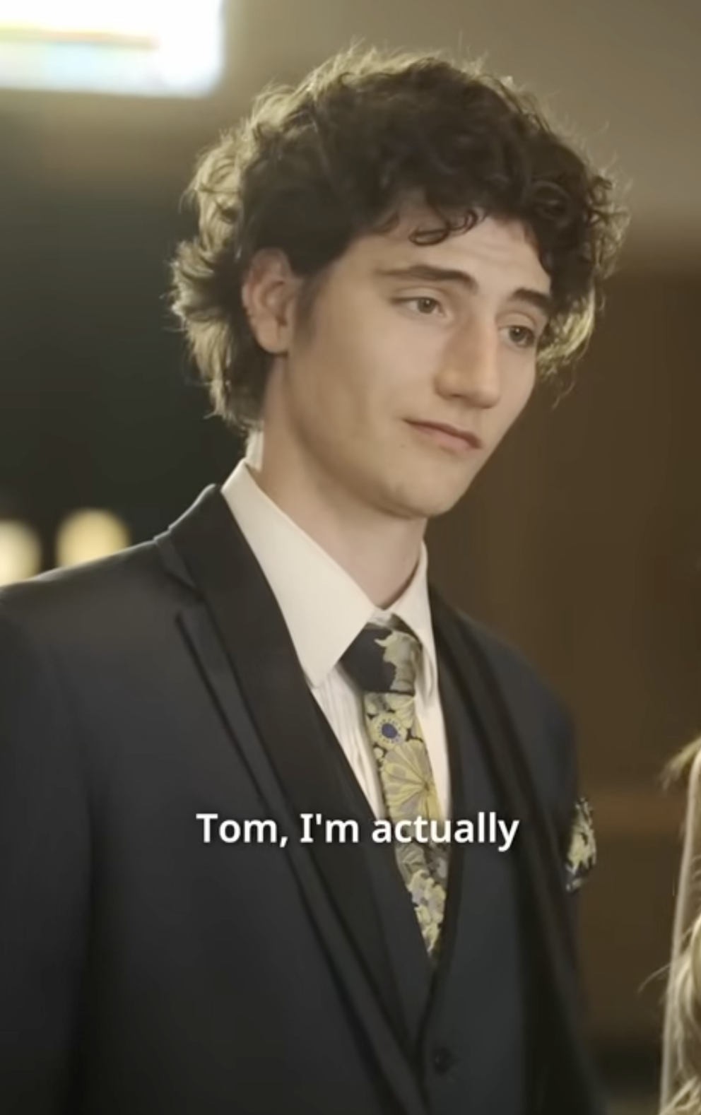 Tom, portrayed by Noah Stephens on "Flash Marriage With The Secret Heiress." | Source: YouTube/ShortMax