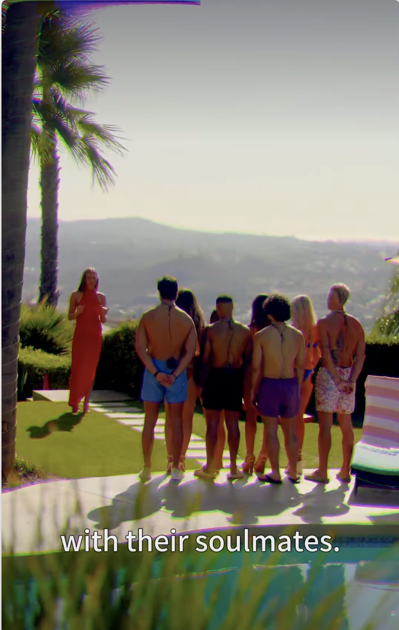 The cast of "Secrets and Soulmates" with host Rebecca Stoughton | Source: instagram/reelshortapp