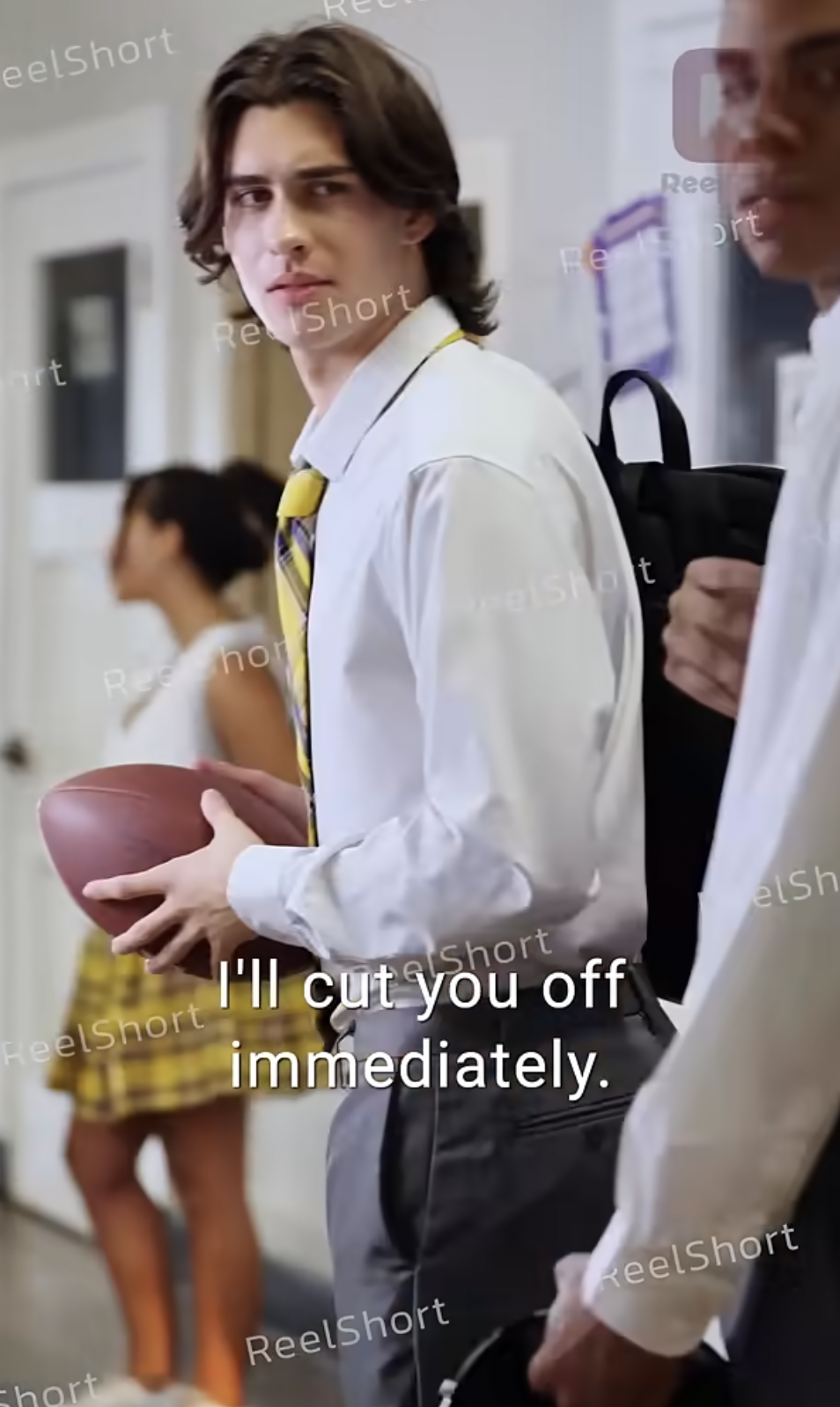 Luke Dodge as Teddy Langford in "Tell Me Not to Love You" | Source: youtube/reelshortapp