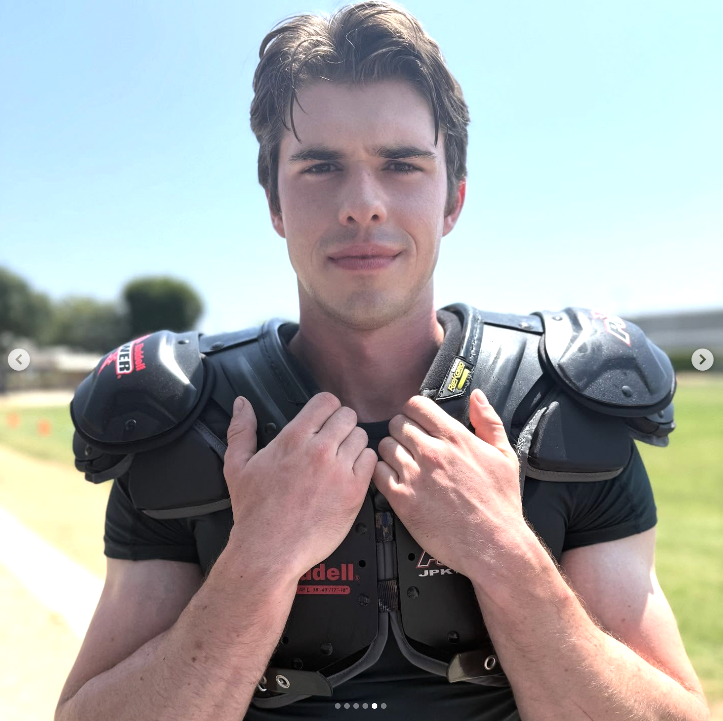 Daniel Cropley as Wyatt Lewis  in "The Lost Quarterback Returns" | Source: youtube/reelshortapp